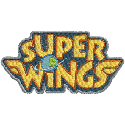 Matriz de Bordado Super Wings Logo 